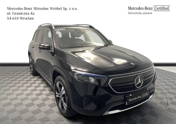 Mercedes-Benz EQB cena 249900 przebieg: 7000, rok produkcji 2023 z Wrocław małe 254